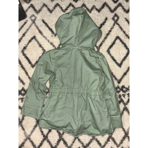 Toddler Little Lass Fur Trimmed Hooded Embroidered Jacket - Picture 4 of 4